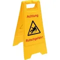 Produktbild: Warnschild Rutschgefahr signalgelb