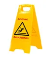 Produktbild: Sprintus 301034 Warnschild Achtung Rutschgefahr gelb nach DIN EN ISO 7010