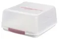 Produktbild: Kleine rechteckige KuchenTransportbox mit Griff, Deckel und 2fach KlickVersc...