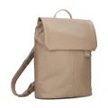 Produktbild: Zwei Damen City-Rucksack Mademoiselle.M MR13 Tagesrucksack 7 Liter, gepolstertes Laptopfach, Magnet-Verschlussklappe, Hauptfach mit Reißverschluss, Rückenpolsterung (hazel)