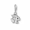 Produktbild: THOMAS SABO Charm Anhänger Hase 925 Sterlingsilber Kaltemaille Damen 0819-007-12