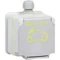 Produktbild: Legrand Steckdose 1f Gr Green'up Ap Horiz Klappd Ip44 Legrandsat00194