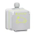 Produktbild: Legrand - Ladesteckvorrichtung E-Mobility Green Up Steckdose AP Legrand SAT00194