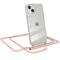 Produktbild: EAZY CASE für Apple iPhone 14 Plus Hülle mit Band Handykette Silikon Cover Rosa