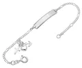 Produktbild: TRENDOR Schmuck Gravur-Armband für Mädchen 925 Silber 14/12 cm 15876