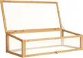 Produktbild: tectake® Frühbeet-Aufsatz aus Holz 115 x 53 x 34 cm