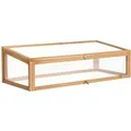 Produktbild: Tectake Frühbeet Aufsatz  Aus Holz Witterungsbeständig  115 x 53 x 34 cm Braun