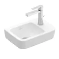 Produktbild: Villeroy & Boch O.Novo Waschbecken ohne Überlauf Links mit Hahnloch Rechts 36x25x14,5 cm Weiß