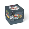 Produktbild: SURPRISA Geschenkbox für Weihnachten, Rätselbox Geldgeschenke Verpackung für Gutscheine, Weihnachtsrätsel, Größe M (16cm)