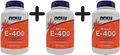 Produktbild: 3 x NOW Foods Vitamin E-400, Natural - 250 softgels (199,98 EUR/kg)