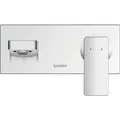 Produktbild: Duravit Manhattan Fertigmontageset MH1070004010 Unterputz-Waschtischarmatur, Ausladung 189mm, ohne Zugstange Ablaufgarnitur, chrom