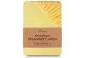 Produktbild: NatureMark Spannbettlaken Mikrofaser Spannbetttuch, Polyester, Gummizug: rundum, viele Größen und Farben Markenware, 180x200cm, Gelb