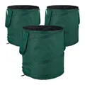 Produktbild: Laubsack selbstaufstellend 3er Set 60 L Pop Up Gartensack mit 3 Griffen UV-be...