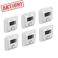 Produktbild: Buderus Raumthermostat digital Fußbodenheizung Smart Home B-THIW230 Set 6 Stück