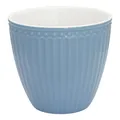 Produktbild: Greengate Latte Cup Becher ALICE Blau Everyday Geschirr SKY BLUE 300 ml Hellblau