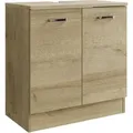 Produktbild: Pelipal Waschbeckenunterschrank QS 301, Eiche, Holzwerkstoff, einzeln stellbar, 60.2x62.4x33 cm, Made in Germany, stehend, Typenauswahl, Badezimmer, Badezimmerschränke, Waschbeckenunterschränke