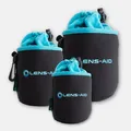 Produktbild: Lens-Aid Neopren Objektivbeutel mit Fleece-Fütterung Set: XXS, XS, S
