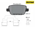 Produktbild: Bremsbelagsatz, Scheibenbremse Q+ TEXTAR 2453701