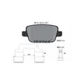 Produktbild: TEXTAR 2453701 Bremsbeläge Hinten für Land Rover Freelander 2