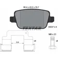 Produktbild: Textar 2453701 Bremsbelagsatz für LAND ROVER FREELANDER 2 L359