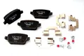 Produktbild: Für TEXTAR 2453701 Brake Pad Set, disc brake 2453701 Brake pads set rear , fits