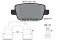 Produktbild: Bremsbeläge 2453701 TEXTAR für LAND ROVER FREELANDER 2
