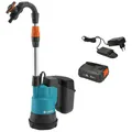 Produktbild: Gardena Akku-Regenfasspumpe 2000/2 18V P4A solo, 14602-66