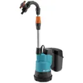 Produktbild: Gardena 2000/2 18V P4A Set - Akku-Regenfasspumpe Tauchpumpe Tonnen Gartenpumpe