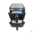 Produktbild: GOURMETmaxx Heißluftfritteuse Fritteuse Airfryer Doppelkammer Schwarz Netzka251