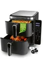 Produktbild: Heißluftfritteuse, GOURMETmaxx FryUp 10L,  Vertikale Doppelkammer 2800W