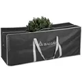 Produktbild: Salcar 130 x 40 x 50 cm Aufbewahrungstasche für Weihnachtsbaum bis zu 240 cm, Reißfest Transporthülle Wasserdicht, Schwarz - Schwarz