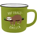 Produktbild: Gruss und Co 45785 Tasse mit Spruch Chiller, New Bone China Porzellan, 35 cl