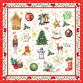 Produktbild: 20 Servietten Cozy Christmas Time red Gemütliche Weihnachten Advent rot 33x33cm