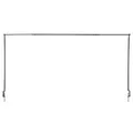 Produktbild: Tisch Deko Stange Klemme Tischklemme Metall schwarz ausziehbar 115,5-210 cm
