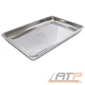 Produktbild: BGS AUFFANGWANNE EDELSTAHL 600 x 400 mm 9 L TOPWANNE AUFFANGSCHALE STAHLBLECH