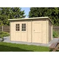 Produktbild: Woodtex Gartenhaus WOODTEX Gartenhaus Aster 380×329 cm 28 mm, BxT: 380x329 cm 380 cm x 329 cm
