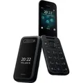 Produktbild: Nokia 2660 Flip TA-1474 Schwarz 4G LTE Dual Sim Senioren Tasten Klapp Handy - Schwarz