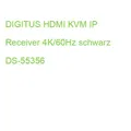 Produktbild: DIGITUS HDMI KVM IP Receiver 4K/60Hz schwarz DS-55356 (4016032501947)
