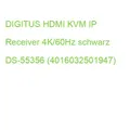 Produktbild: DIGITUS HDMI KVM IP Receiver 4K/60Hz schwarz DS-55356 (4016032501947)