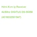 Produktbild: Hdmi Kvm Ip Receiver 4k/60hz DIGITUS DS-55356 (4016032501947)
