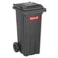 Produktbild: Sulo 120 Liter Müllbehälter Mülltonne Abfalltonne | Grau | Für alle DIN-Kammschüttungen |Made in DE|Extra Starker Kunststoff | Vollgummiräder | Leicht zu Reinigen | UV-Fest