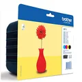 Produktbild: Brother Original Tintenpatronen LC-121 (schwarz, Cyan, Magenta, gelb) im Value-Pack MFC-J245, MFC-J470DW, MFC-J650DW, MFC-J870DW, DCP-J132W, DCP-J152W, DCP-J552DW, DCP-J752DW