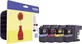 Produktbild: Brother® LC121VALBPDR Brother® Inkjet-Druckpatronen schwarz, cyan, mangenta, yel