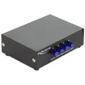 Produktbild: Delock Umschalter Audio / Video 4 Port manuell bidirek # 87637