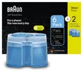 Produktbild: Braun 3-in-1 ShaverCare Reinigungskartuschen, 6+2 Pack Blau
