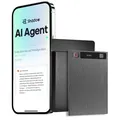 Produktbild: Mobvoi TicNote Standard KI-Sprachrekorder, 64 GB, 3-Mikrofon-Array, 20 h Aufnahme, WLAN & Bluetooth, KI-Transkription & Zusammenfassung, OLED-Display, Dunkelgrau