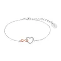 Produktbild: s.Oliver Damen Armband 925 Silber Herz Rosé 2032565