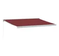 Produktbild: vidaXL Markise Markise Manuell Weinrot 400x300 cm (1-St)