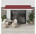 Produktbild: vidaXL Markise Markise Manuell Weinrot 400x300 cm
