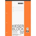 Produktbild: BRUNNEN Collegeblock BRUNNEN Kieser-Block A4 Weiß - 50 Blatt Premium Schreibblock Lineatur